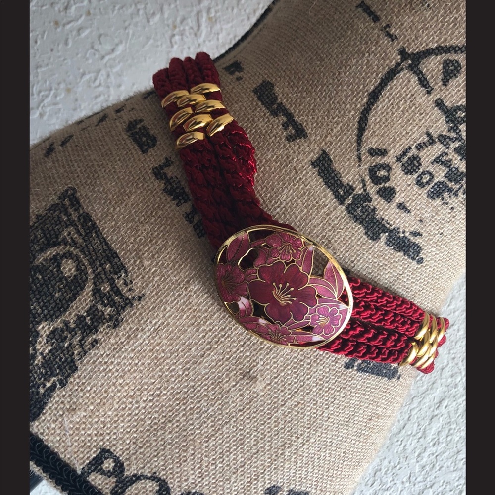 Vintage red belt
